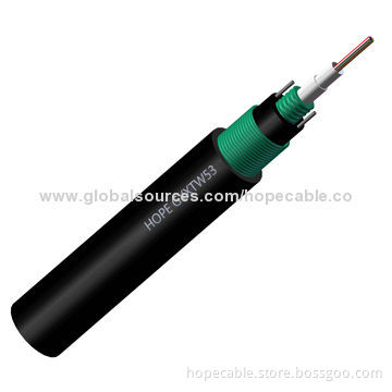 Loose Tube Water Blocking System Corrugated Steel Tape Aerial Duct Buried GYXTW53 Fiber-optic Cable